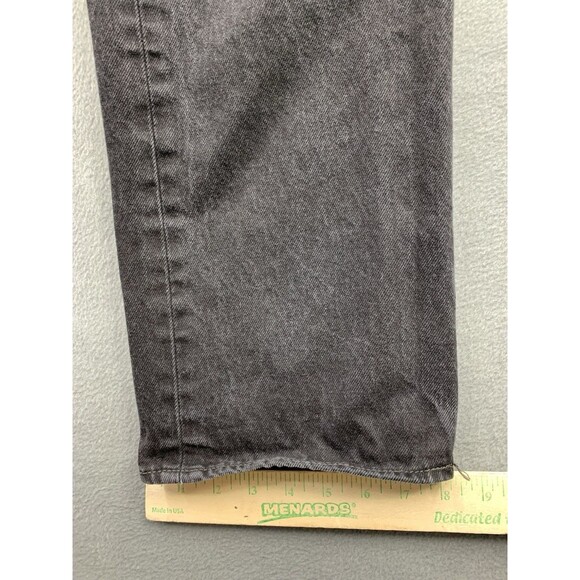 Levi's 501 Mens Denim Jeans Original Fit Button Fly Black 2016 Size 36X32 Read - Picture 8 of 16